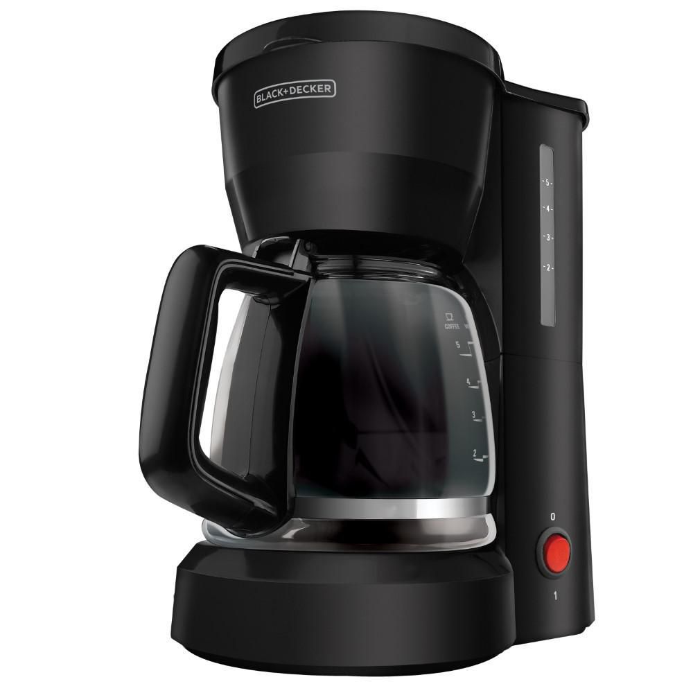 CAFETERA 5 TAZAS Y JARRA VIDRI BLACK DECKER DCM601B