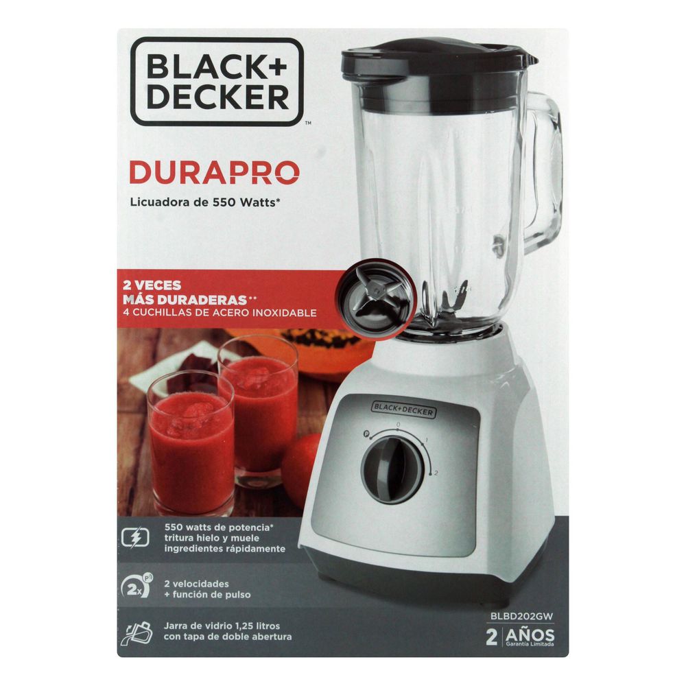 Licuadora Durapro 2 Velocidad BLACK DECKER BLBD202GW