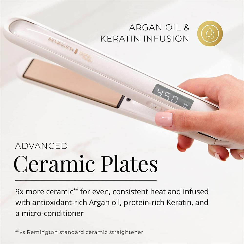 Plancha De Cabello Con Infusión De Aceite De Argán Y Queratina De 1 Pulgada img #2