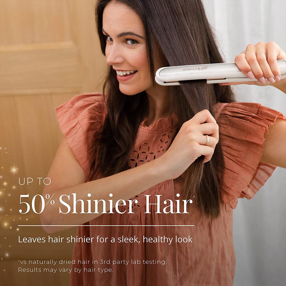 Plancha De Cabello Con Infusión De Aceite De Argán Y Queratina De 1 Pulgada img #3