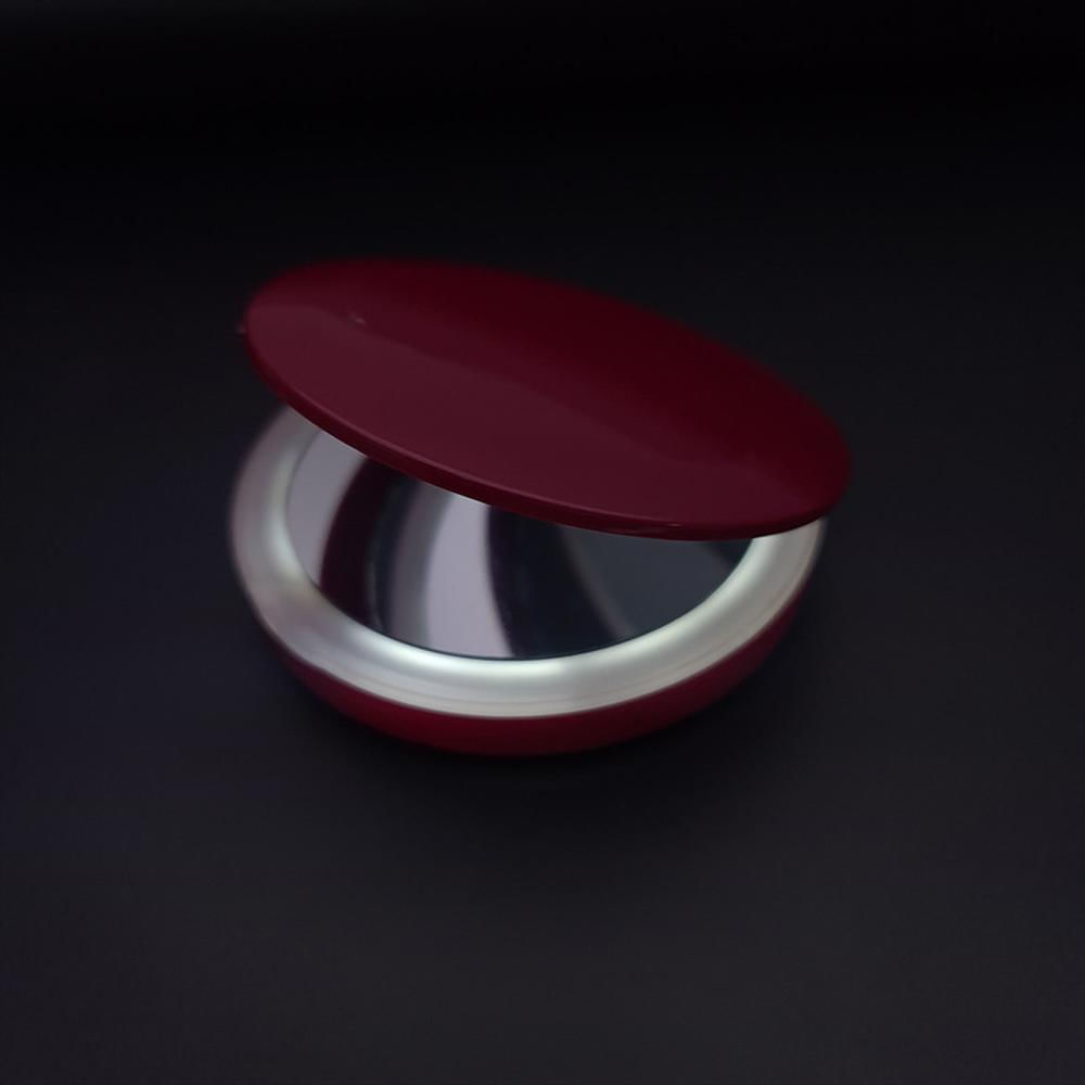 Espejo Circular Luz Led Rojo img #2