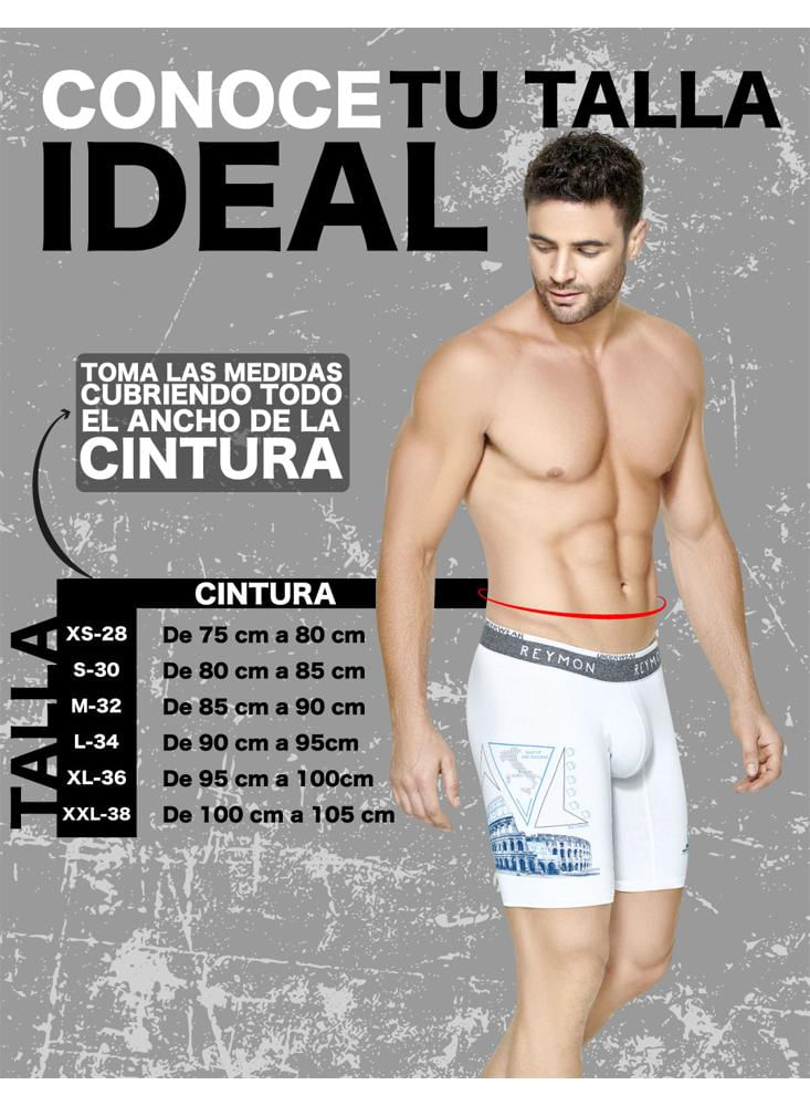 B xer Con Bragueta Horizontal Para Hombre Ref.3025 XL Azul Medio