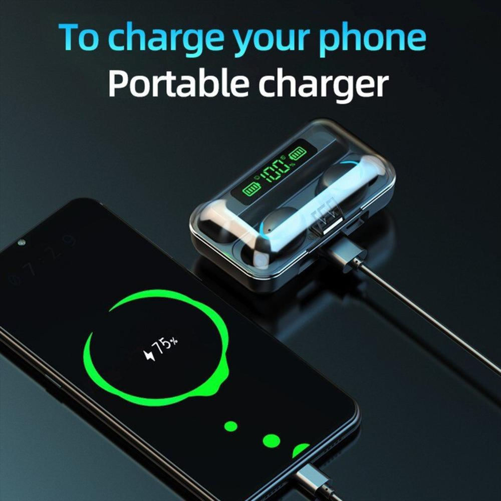Auriculares Inalambricos F9 Tws V5.1 Audífonos Bluetooth Compatible: Android, Ios, Microsoft img #2