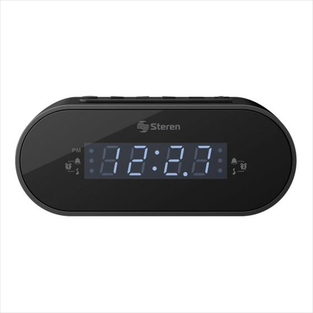Radio Reloj Despertador Digital Fm Steren Clk 240 img #1