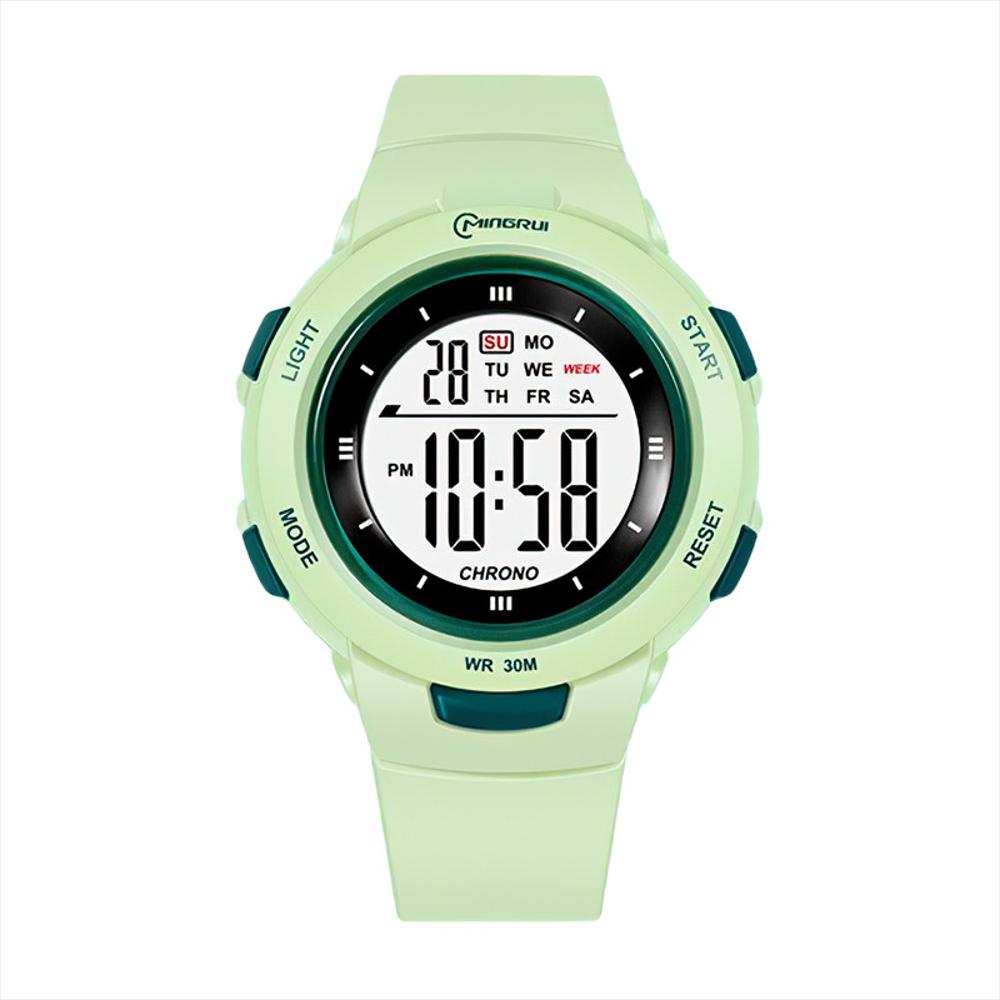 Reloj Impermeable Digital Niños(As) Verde Pastel Tureloj