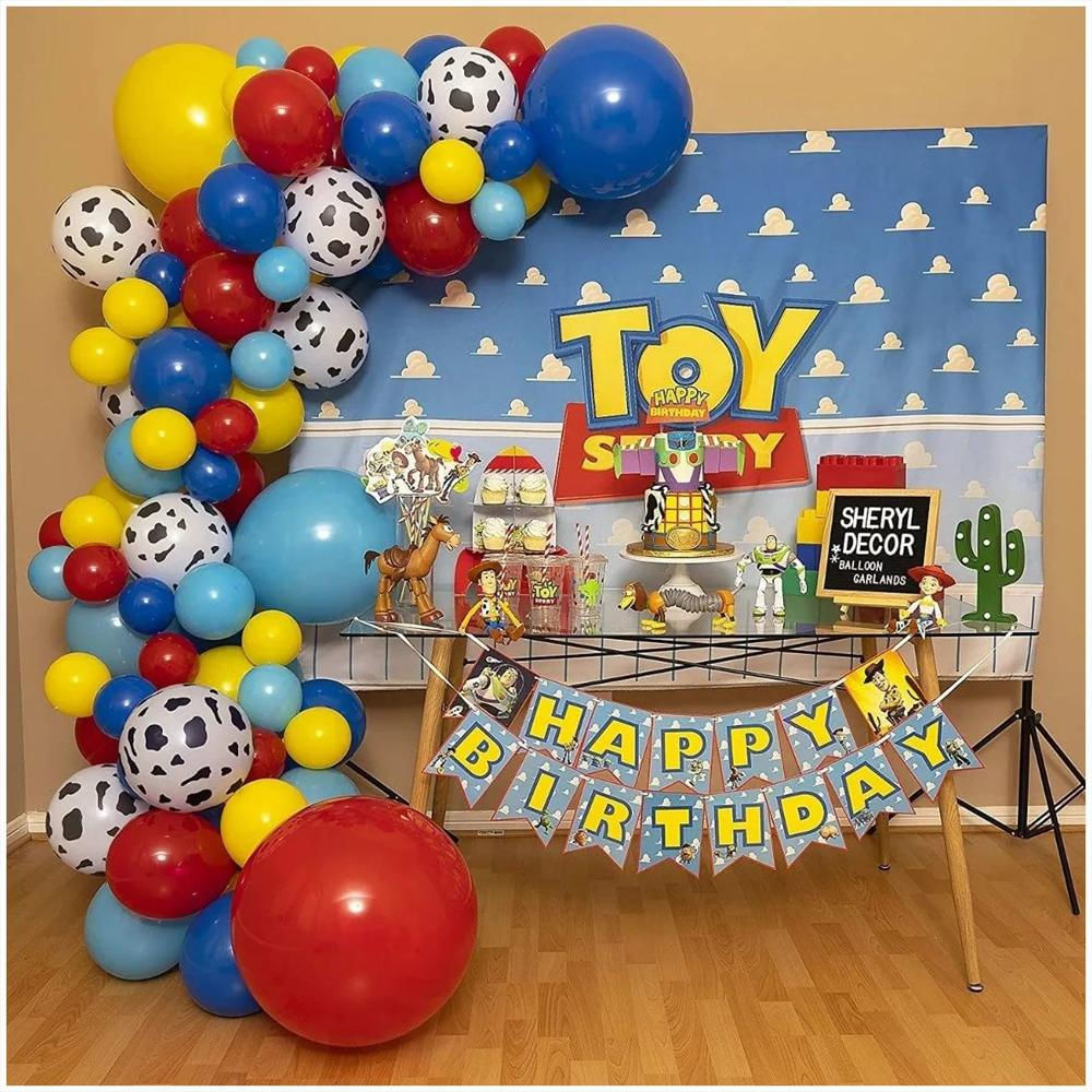 Decoracion Globos Arco Toy Story Tematica Juguete Cumpleaños