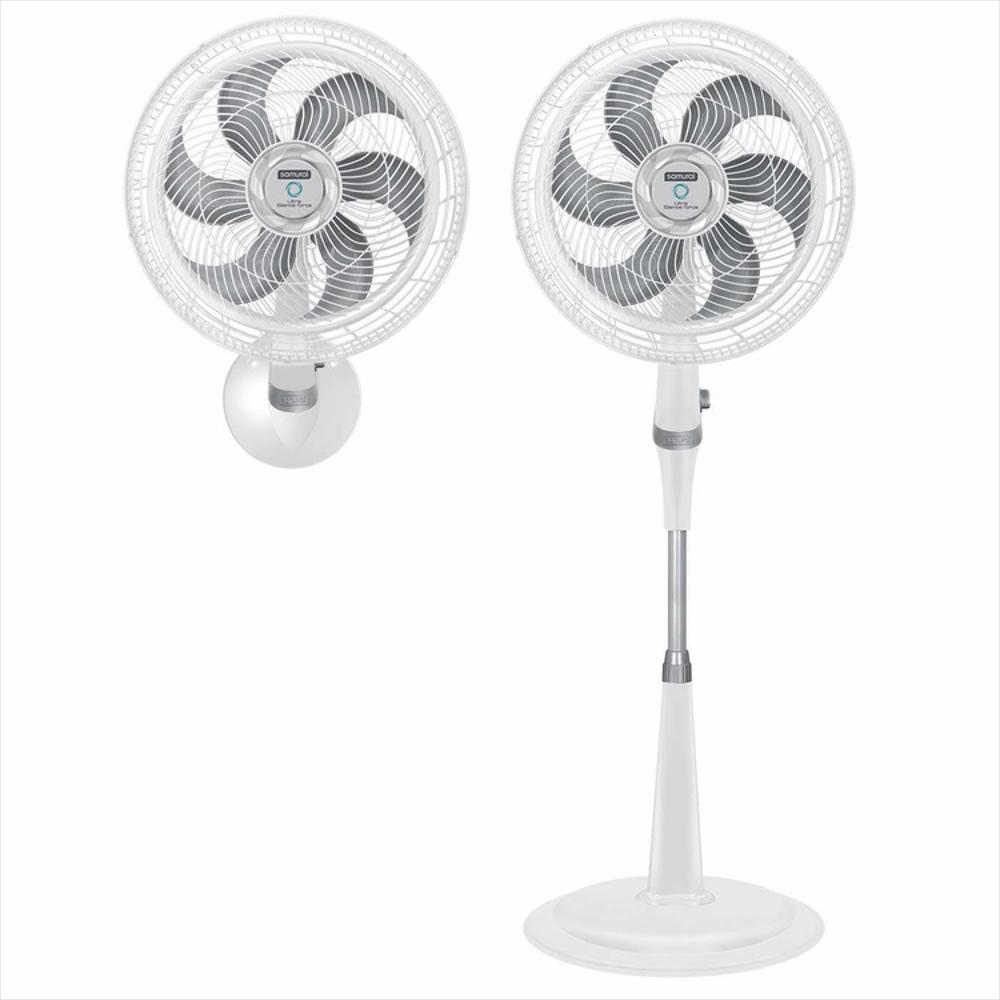 Ventilador Samurai Silence Force Plus 2 En 1 Blanco 6 Aspas