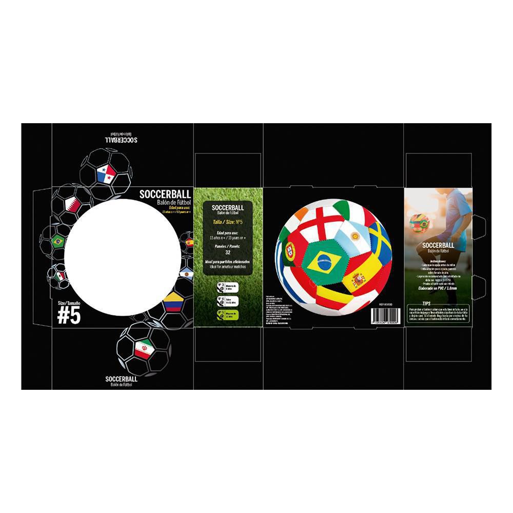 Balon de futbol banderas N. 5 93000