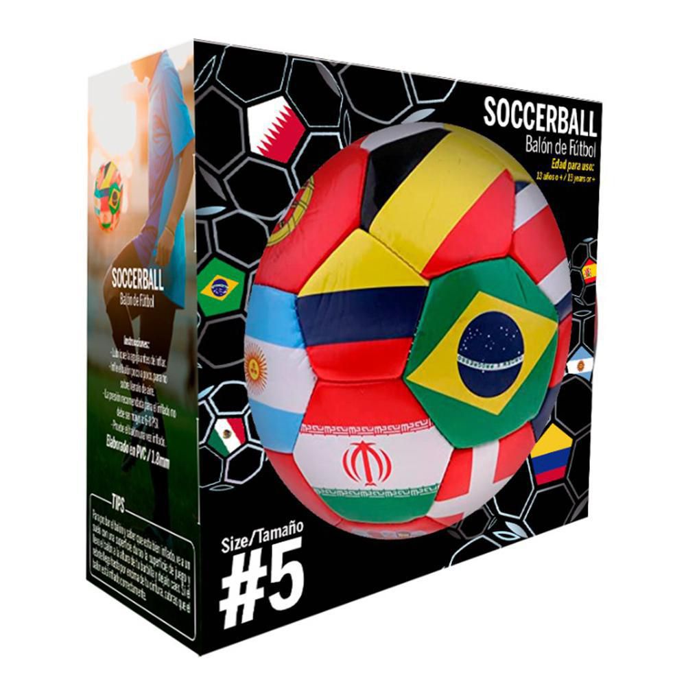 Balon de futbol banderas N. 5  93000 img #4