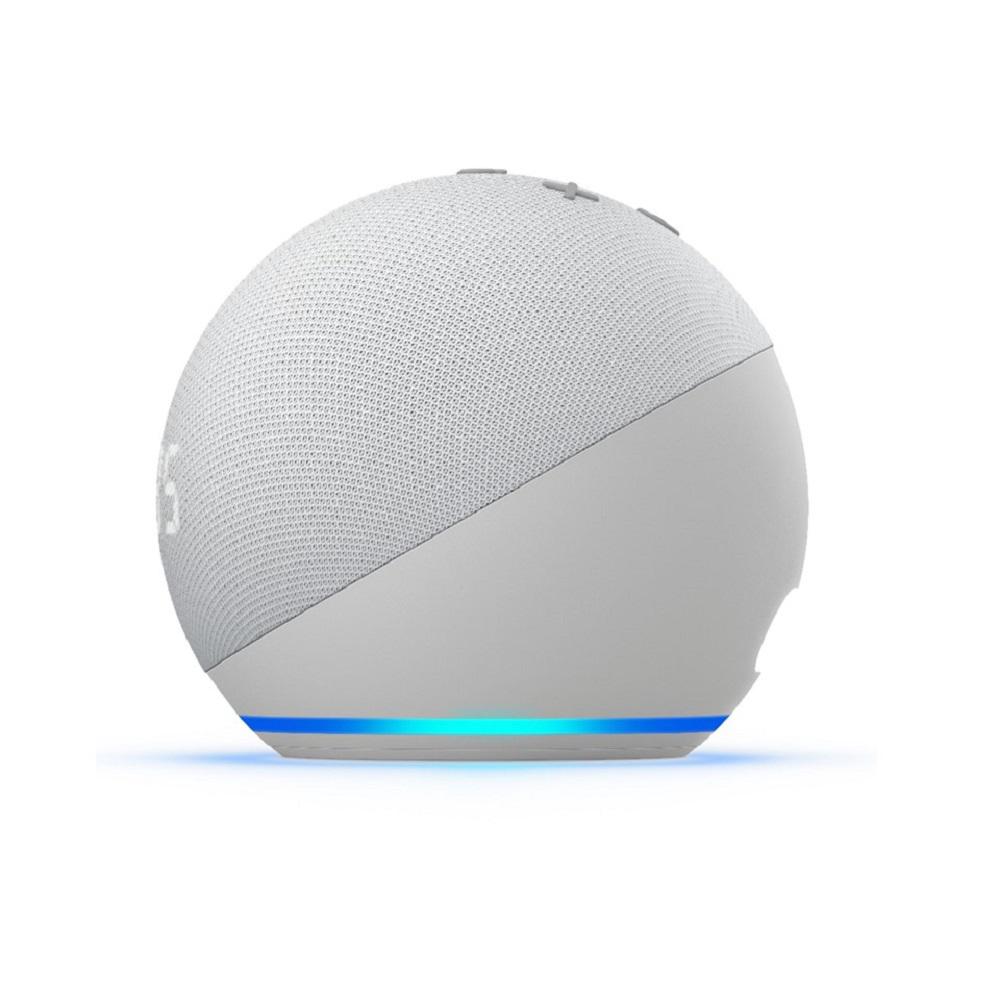 Echo Dot 4 Parlante Inteligent Con Reloj Alexa Blanco