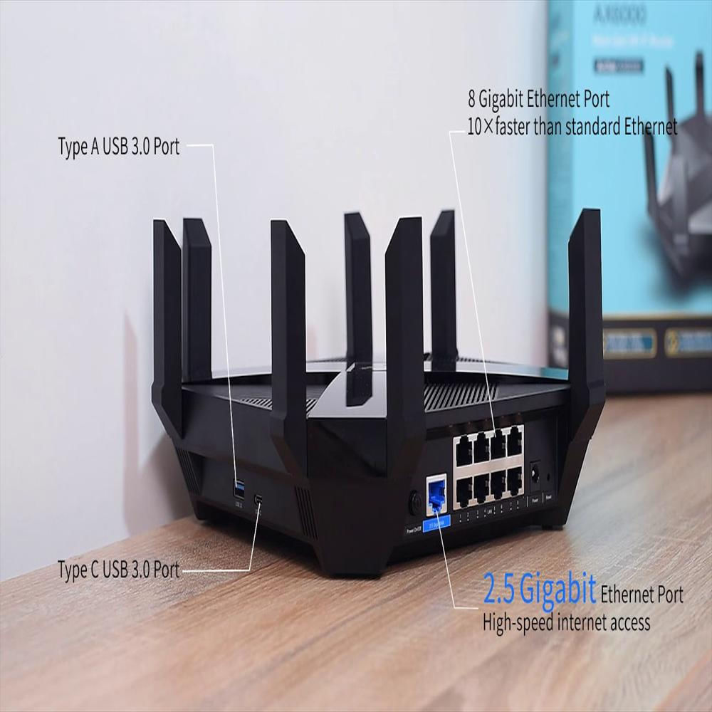 exito.com | Router, Access Point Tp Link Archer Ax6000 Qc V1 Negro 100V