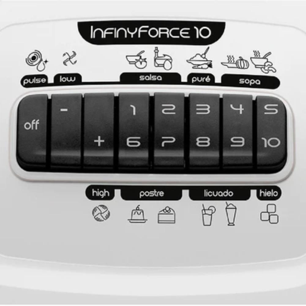 Licuadora Imusa Infinyforce 10V 6C Blanco img #4