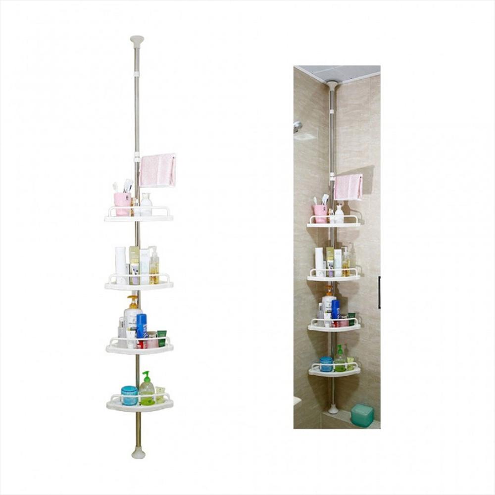 Organizador Esquinero De Baño Ajustable Hasta 2.75 Mt