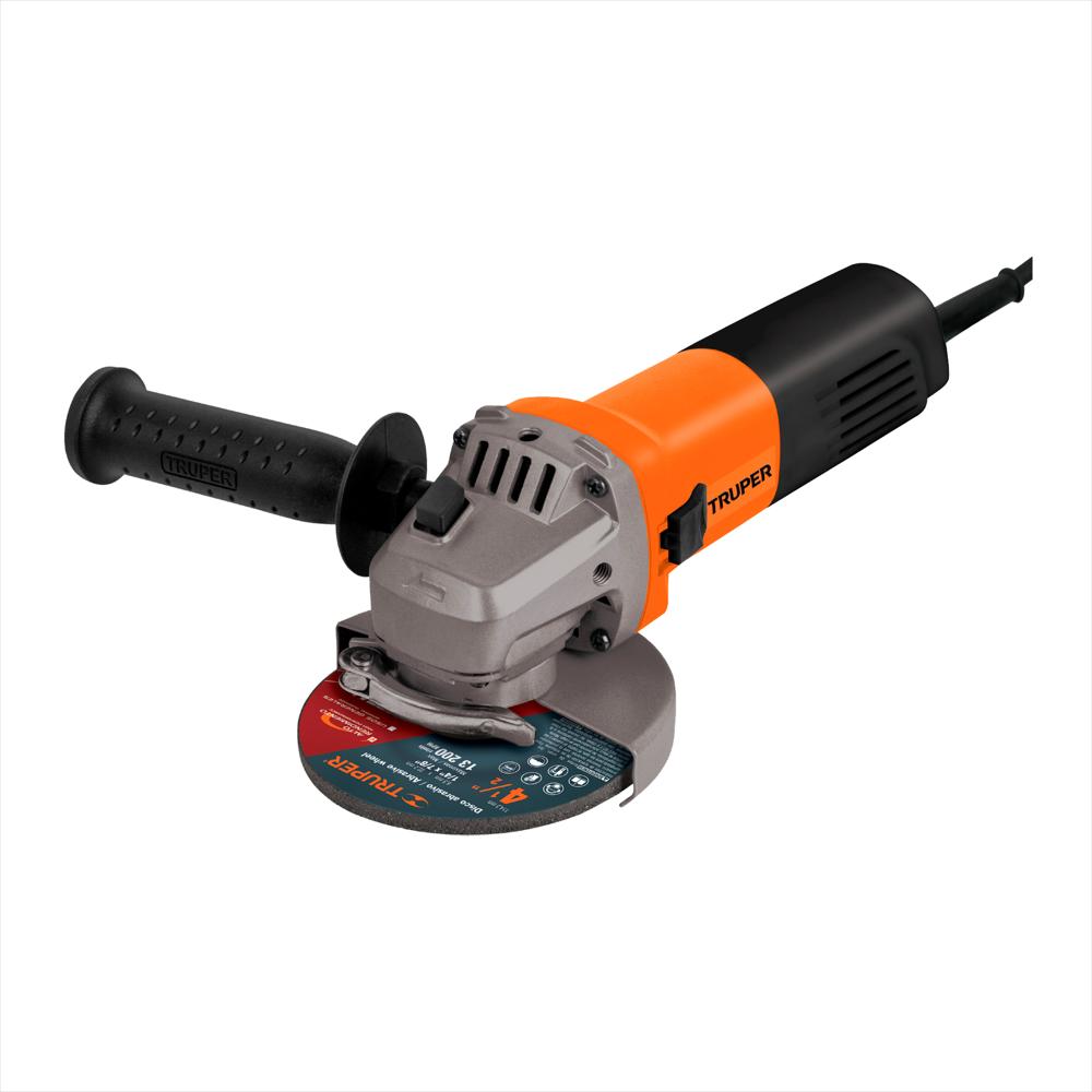 Pulidora Angular 4 1/2 In , Profesional, 700 W Truper 14013