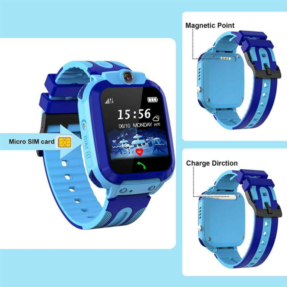 Reloj Inteligente Para Niños Q12 Relojes Inteligentes Niña Smartwatch GPS  Tracker