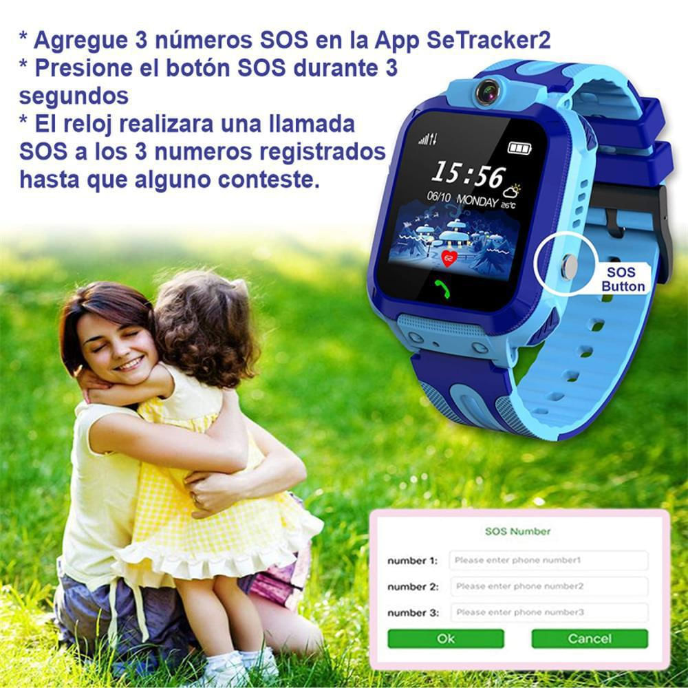 Reloj inteligente con gps para niños Kids2 - Zeta - Blue