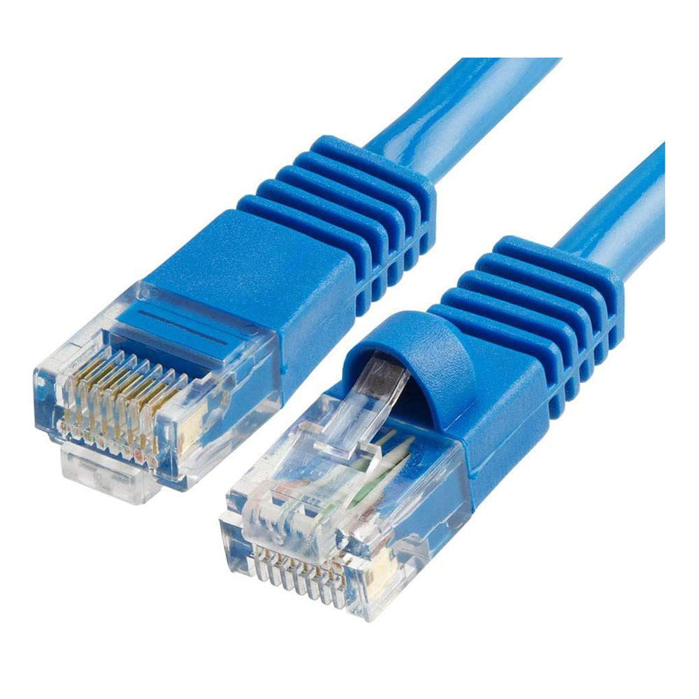 Cable Lan Rj45 Cat5e Azul 5 Metros Computación Red Velocidad 100Mhz