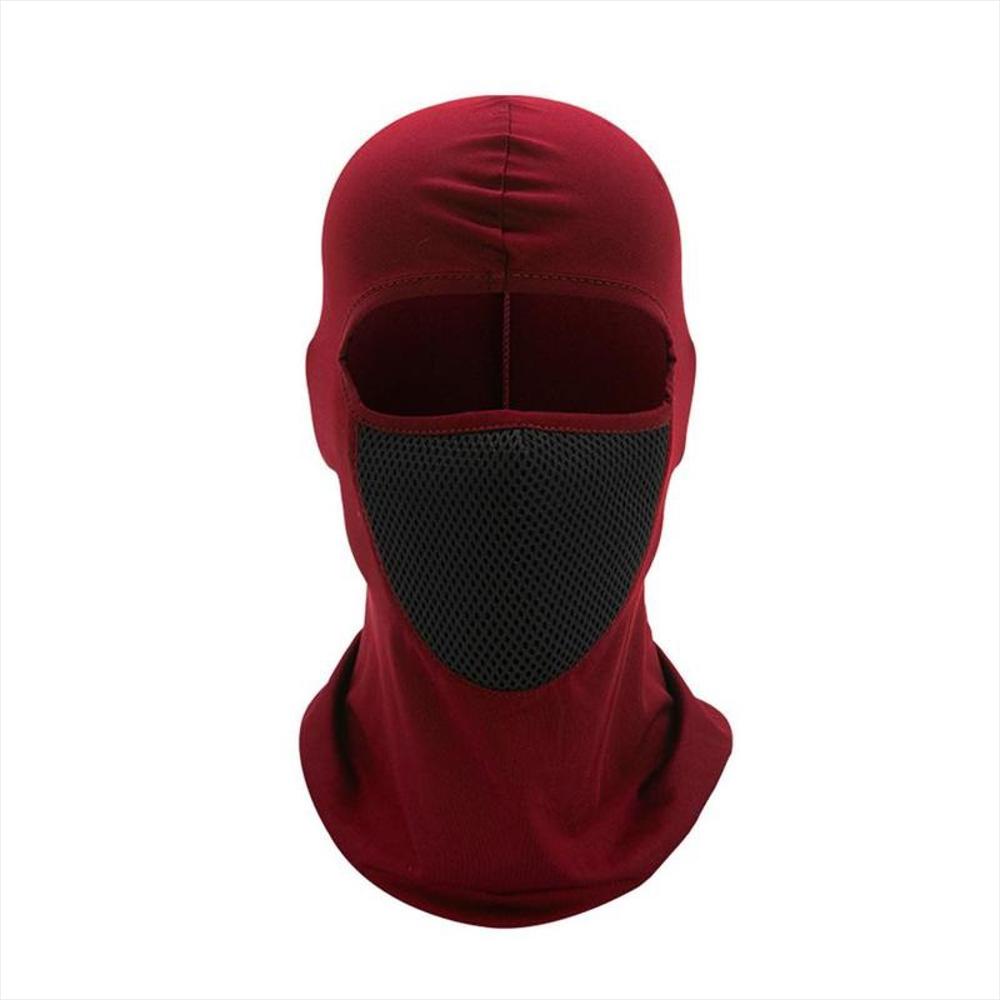 Balaclava Pasamontañas Con Malla Multifuncional Vino