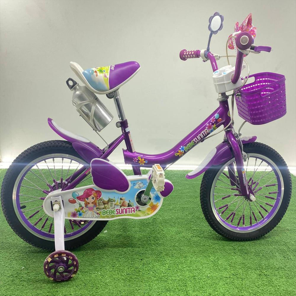 Bicicleta Para Niñas Princesas Rin 16 4 A 8 Años Morado img #3