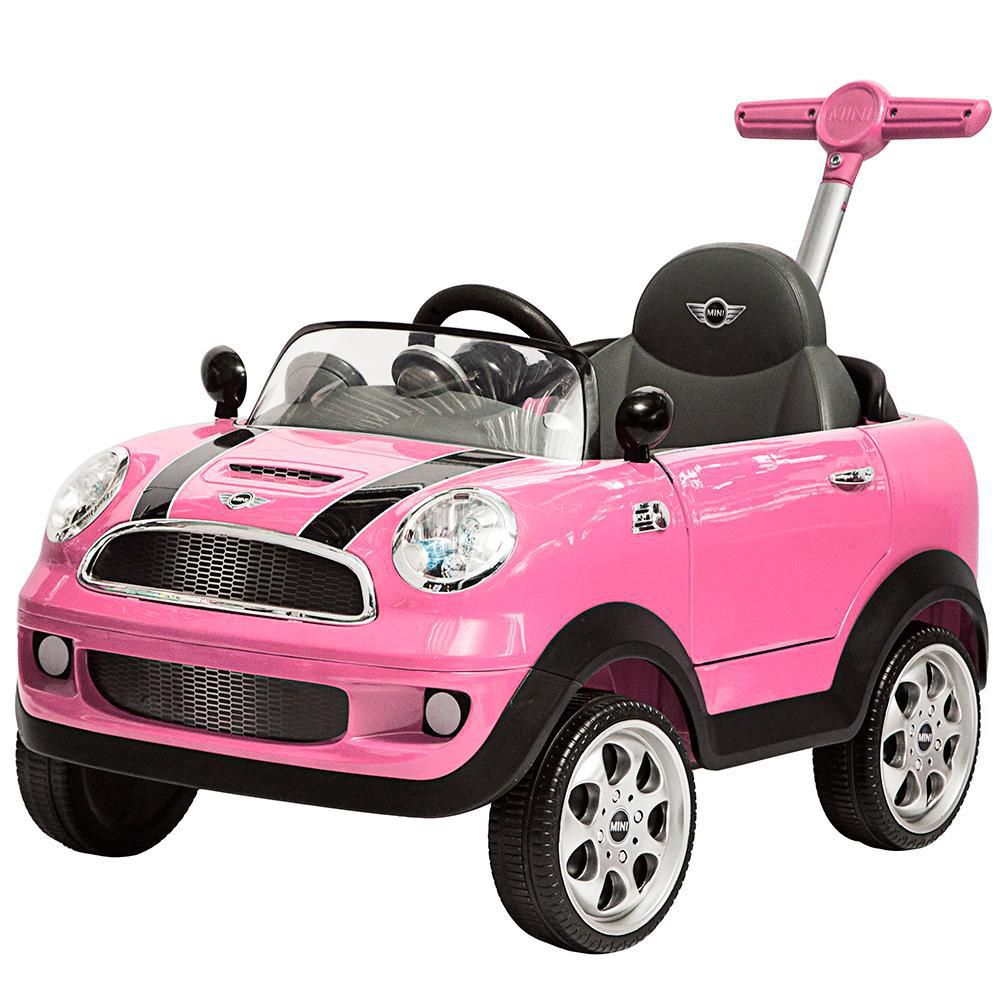 Carro Montable Para Niños Correpasillos Barra Minicooper Rosa PRINSEL img #2
