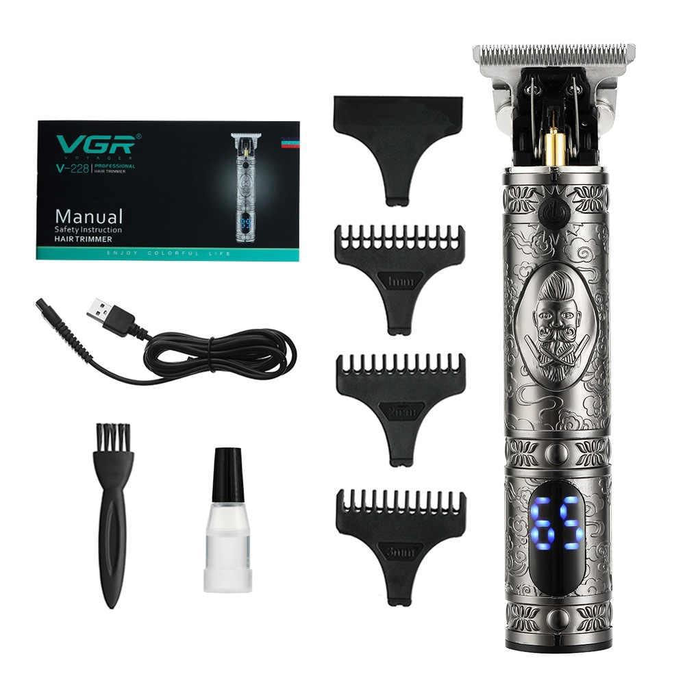 Patillera Vgr V 228 Recargable Inalámbrica Corte De Cabello