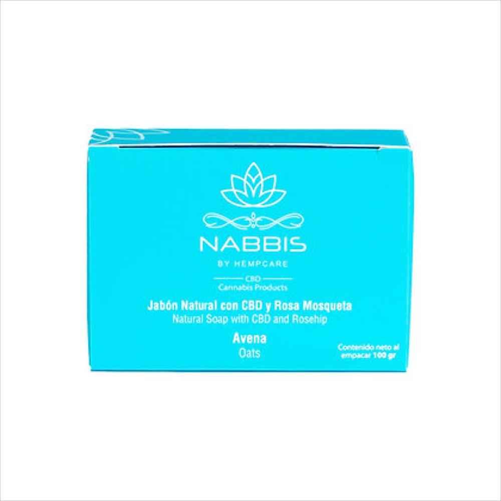 Jabón Natural Con Cbd, Rosa Mosqueta Y Avena Nabbis