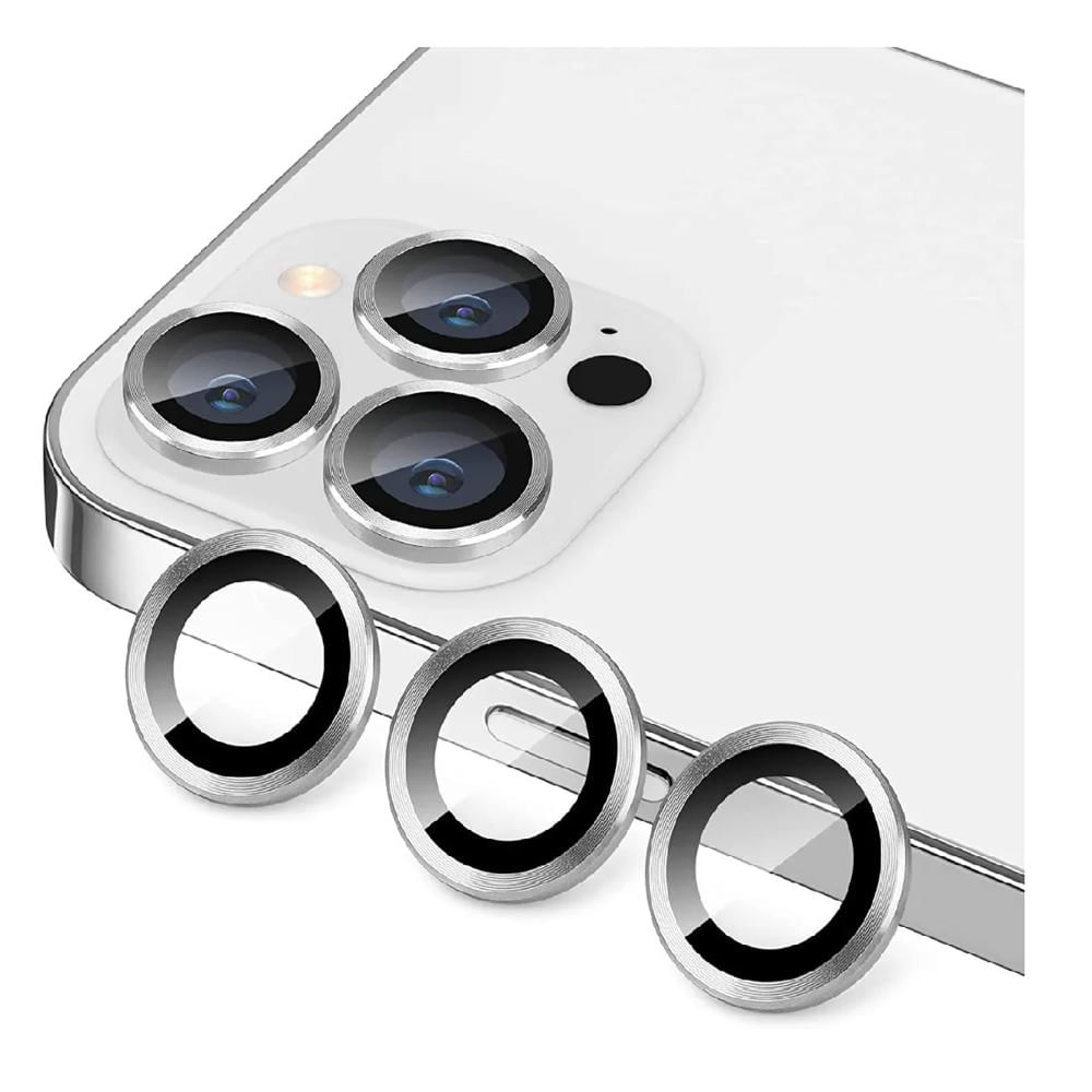 Protector Camara Lentes Para Iphone 14 Pro / 14 Pro Max Plateado