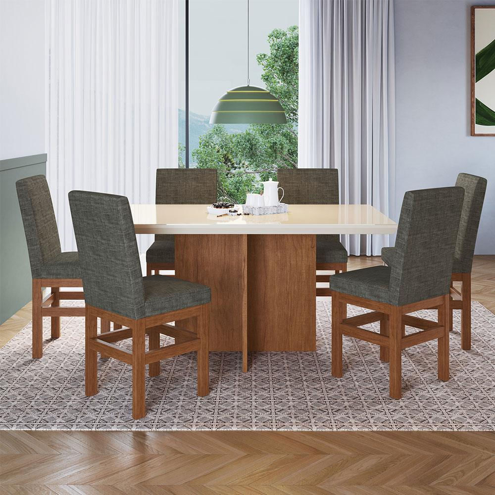 Comedor Moderno Madison De 6 Puestos