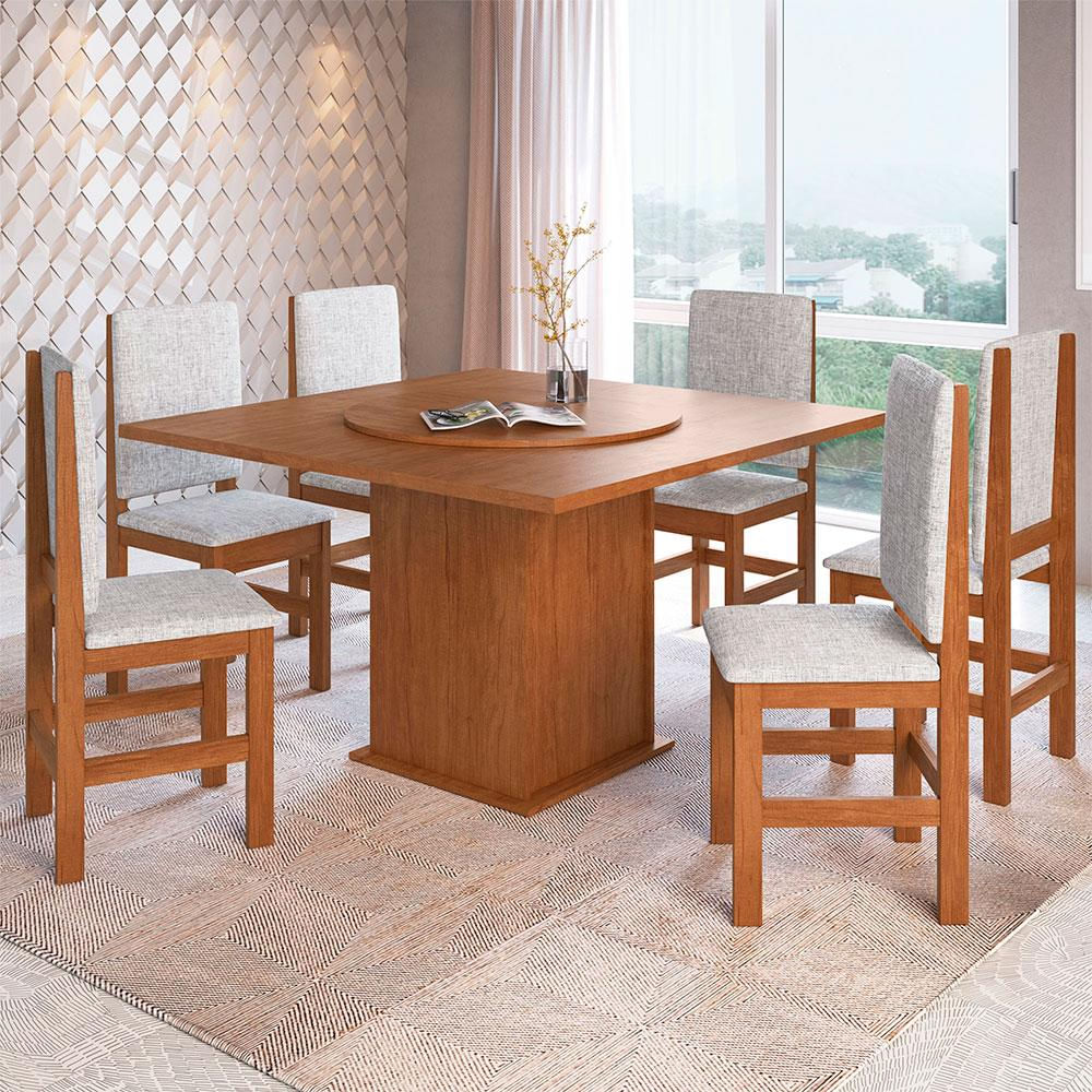 Comedor De 6 Puestos Con Disco Giratorio Columbus