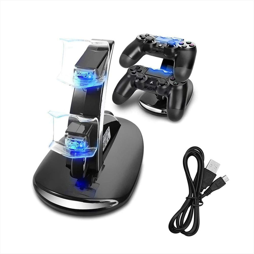 Base Soporte Cargador Dual Para Controles De Play Station 4 Compatible Con Ps4, Ps4 Slim, Ps4 Pro img #5