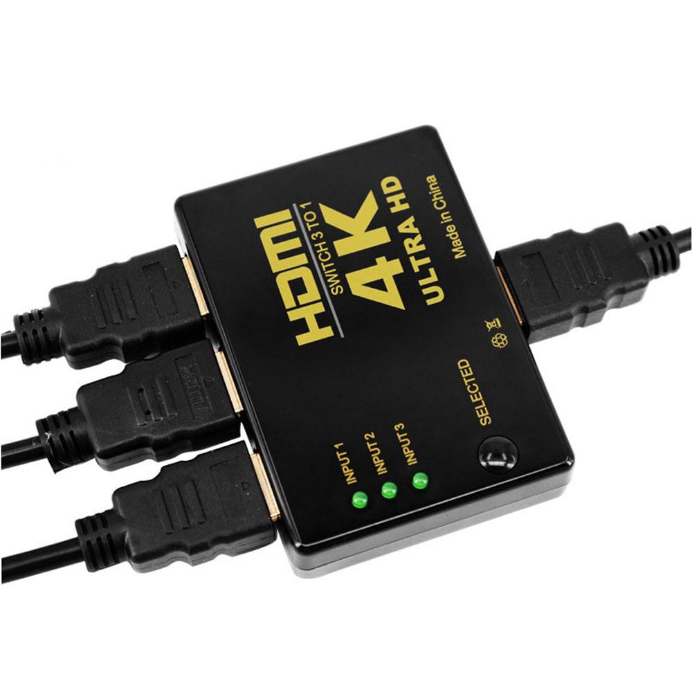 Cable Selector Control X3 Entradas Hdmi 1 Salida Hdmi Incluye Control img #1