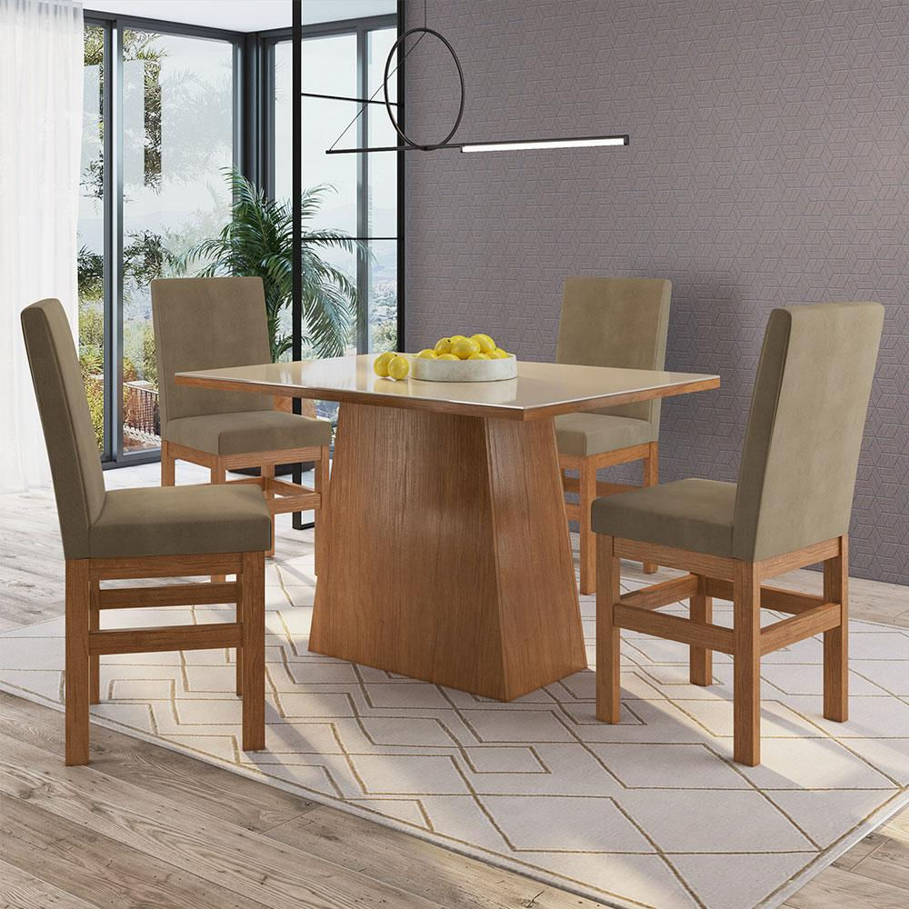 Comedor Moderno Los Ángeles De 4 Puestos