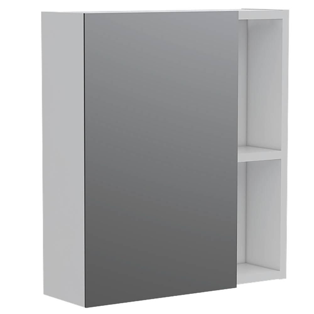 Gabinete Labelle Blanco 45 Cm Con Espejo Y Entrepaños