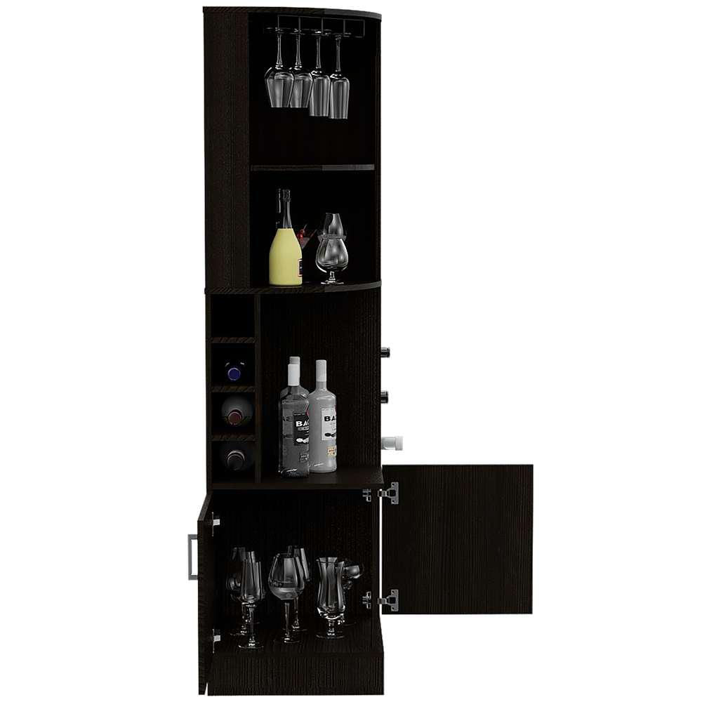 Bar Esquinero Syrah Wengue 46 Cm Con Dos Puertas img #1