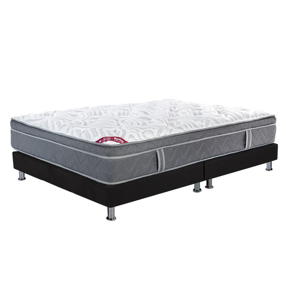 Colchon + Base Cama Dividi SPRING King (200 x 200 cm) Infiniti Resortado Firme