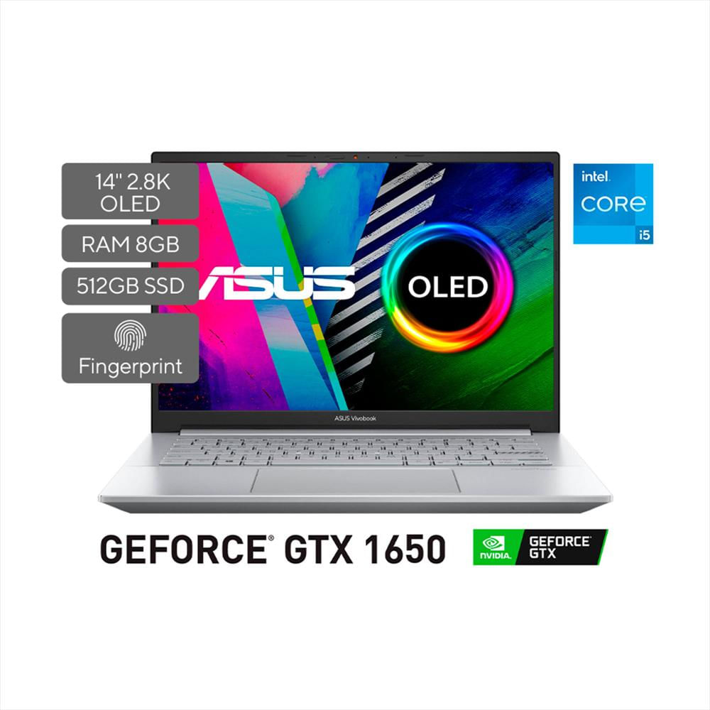 Computador Portátil Asus Vivobook Pro Oled 14 pulgadas Pulgadas K3400ph Intel Core I5 Ram 8Gb Disco Ssd 512 Gb Gtx 1650 img #1