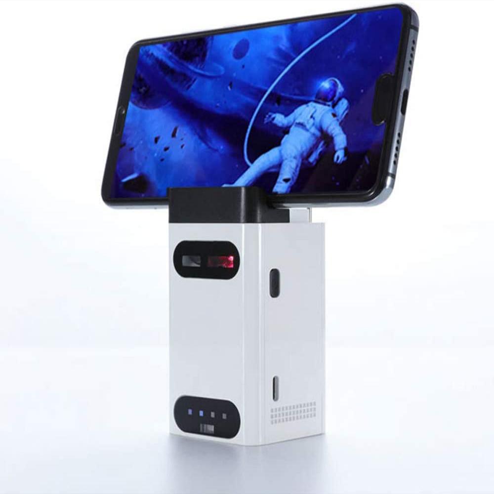 Teclado Laser Con Proyección Keyboard Con Power Bank Blanco img #1