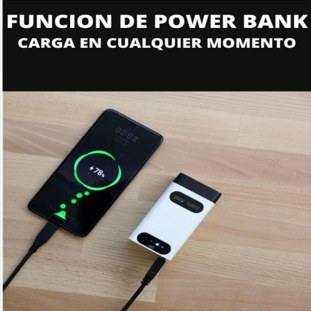 Teclado Laser Con Proyección Keyboard Con Power Bank Blanco img #5