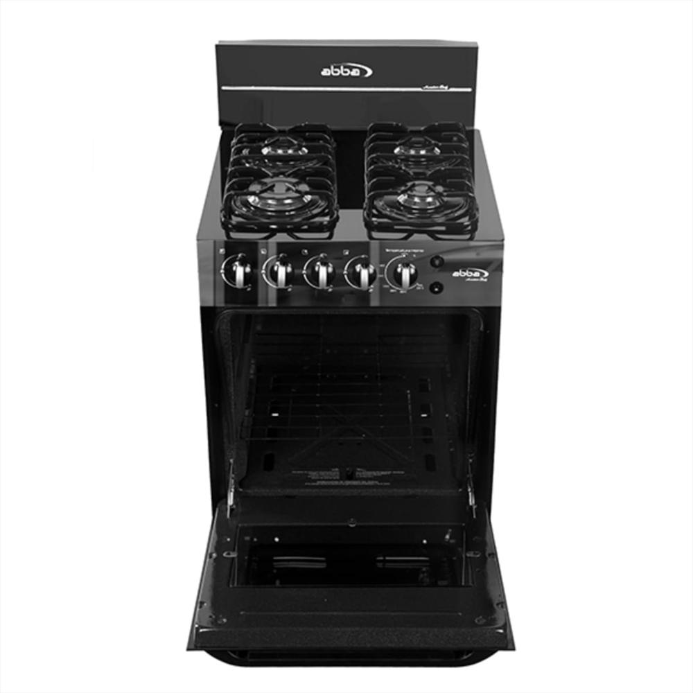 Estufa De Piso Abba Master Chef Ag 101 5 Con Horno | Gas | 4 Puestos | Vidrio Negro Ag 101 5 N img #3