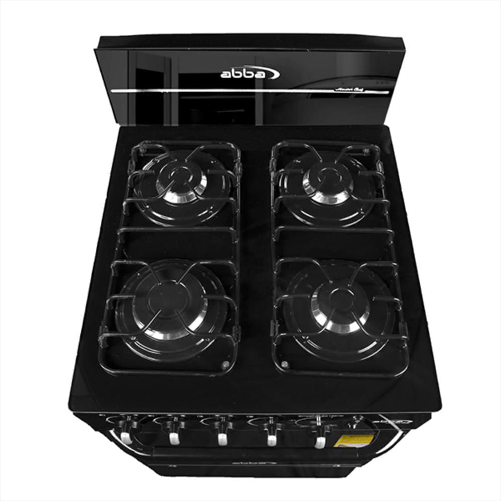 Estufa De Piso Abba Master Chef Ag 101 5 Con Horno | Gas | 4 Puestos | Vidrio Negro Ag 101 5 N img #4