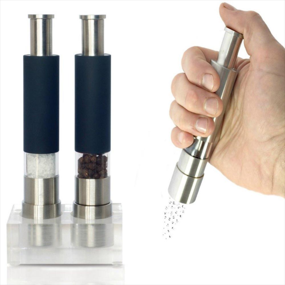 Grind Gourmet Grinder de sal y pimienta Set de 2 img #2