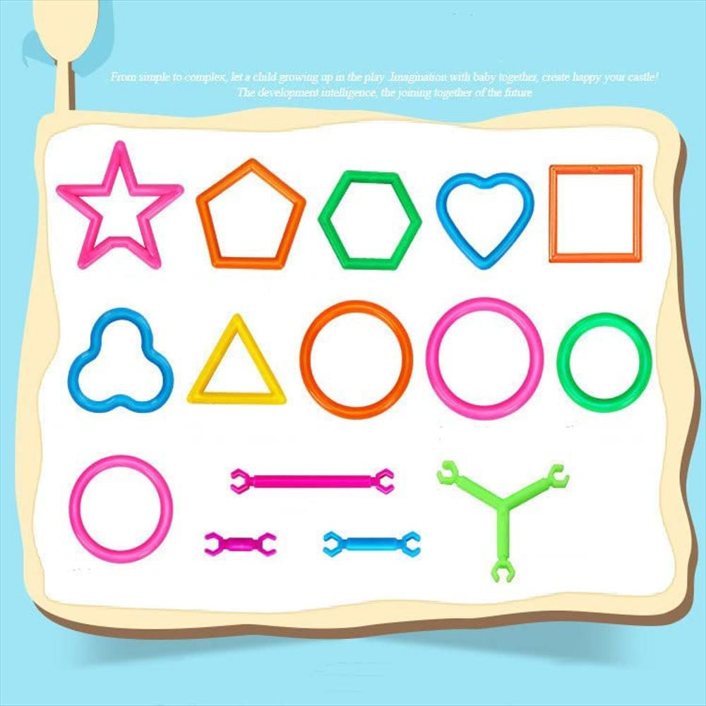 Set Construcción Fun Toys Juego Ingeniería Educativa De Forma Diferente Rompecabezas 3D Conexión Creativa img #3