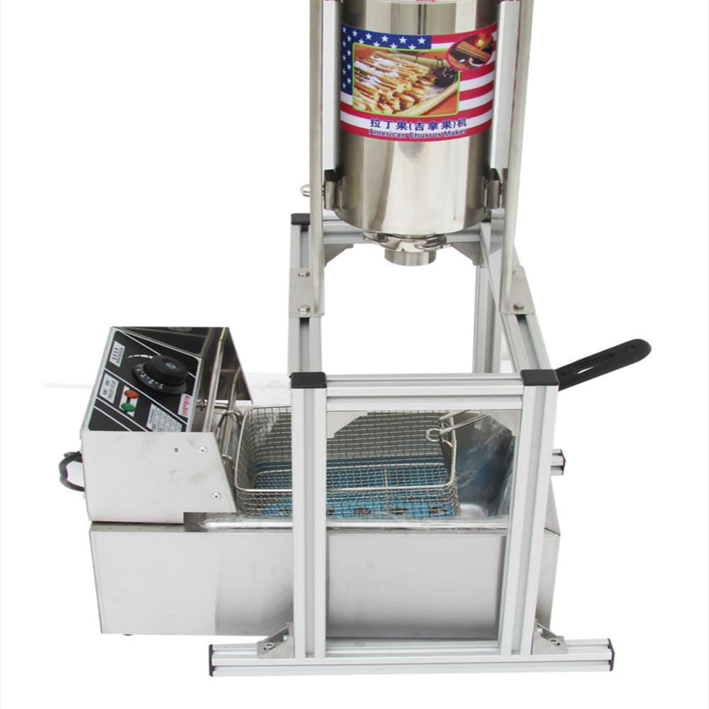 Máquina Para Hacer Churros Manual De 6 Litros Con Freidora Eléctrica img #3