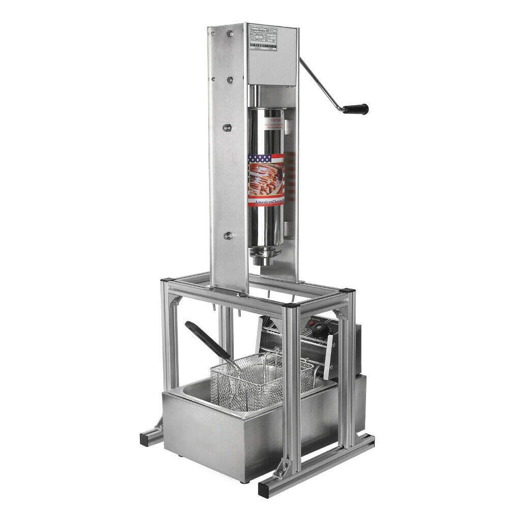 Máquina Para Hacer Churros Manual De 6 Litros Con Freidora Eléctrica img #4