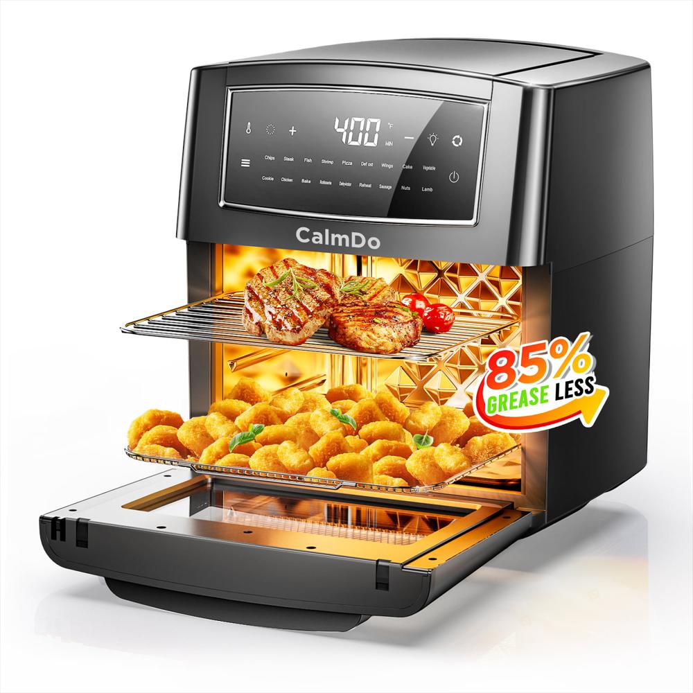 Horno Freidora De Aire 18En1 De 1500W Calmdo Capacidad De 12.7Qt De Convección Para Encimera Color img #1