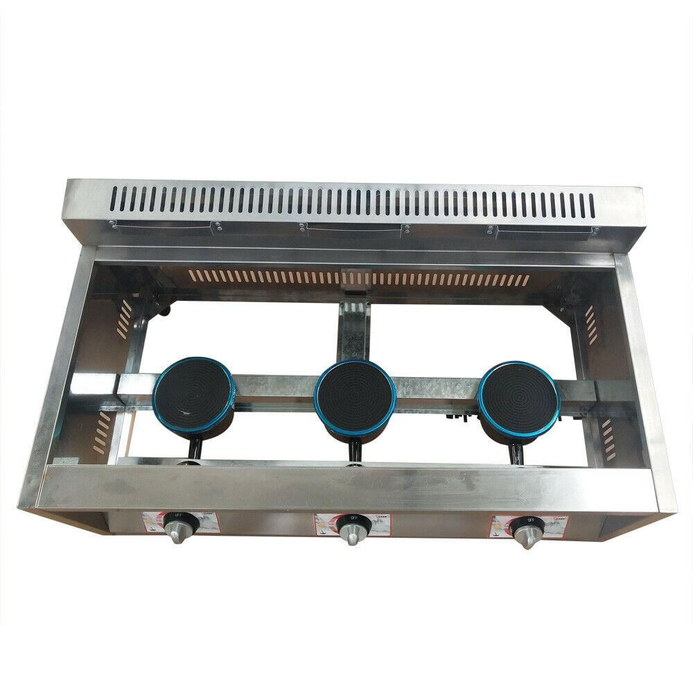 Freidora De Gas Profunda De 6 Litros Oukaning Led En Acero Inoxidable De 3 Cubos Para Cocina img #3