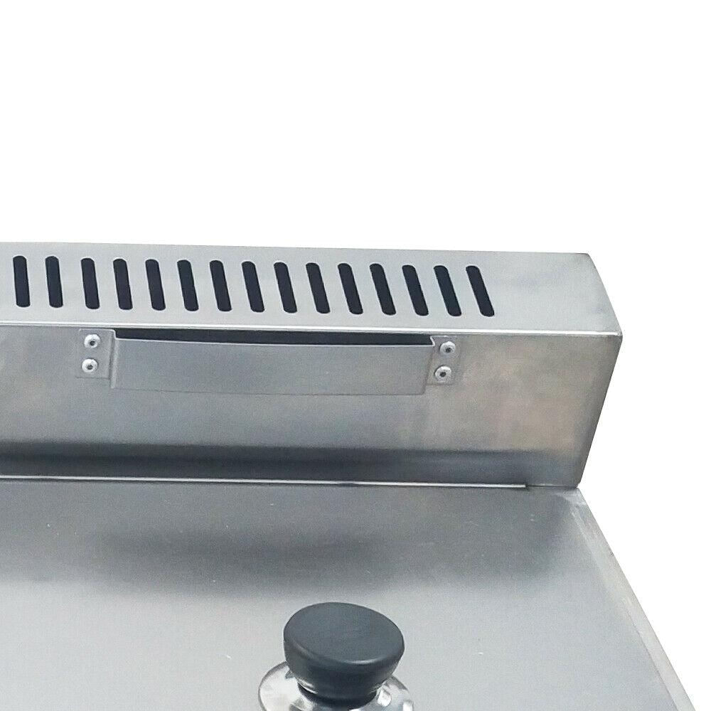 Freidora De Gas Profunda De 6 Litros Oukaning Led En Acero Inoxidable De 3 Cubos Para Cocina img #4