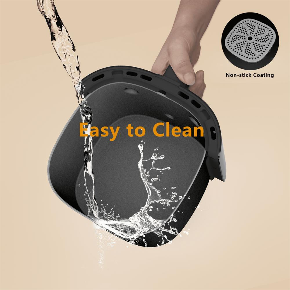 Freidora De Aire 5En1 1400W De 176°F A 400ºf Wetie Capacidad De 4Q Con Protección Contra Sobrecalentamiento De img #2