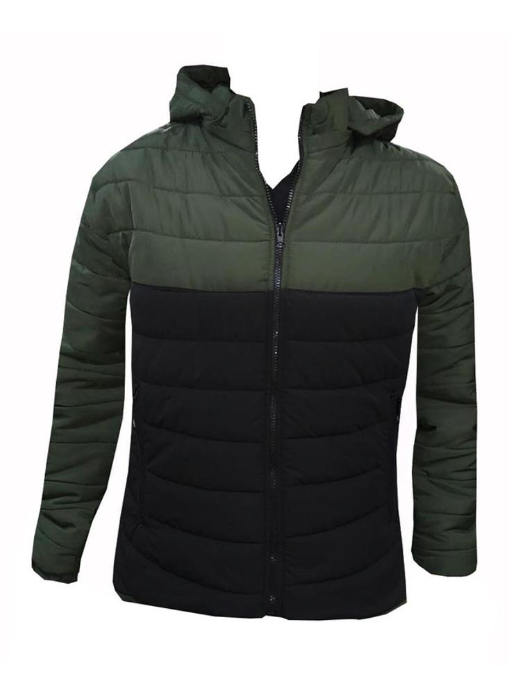 Chaqueta negra neopreno combinada Losan para hombre