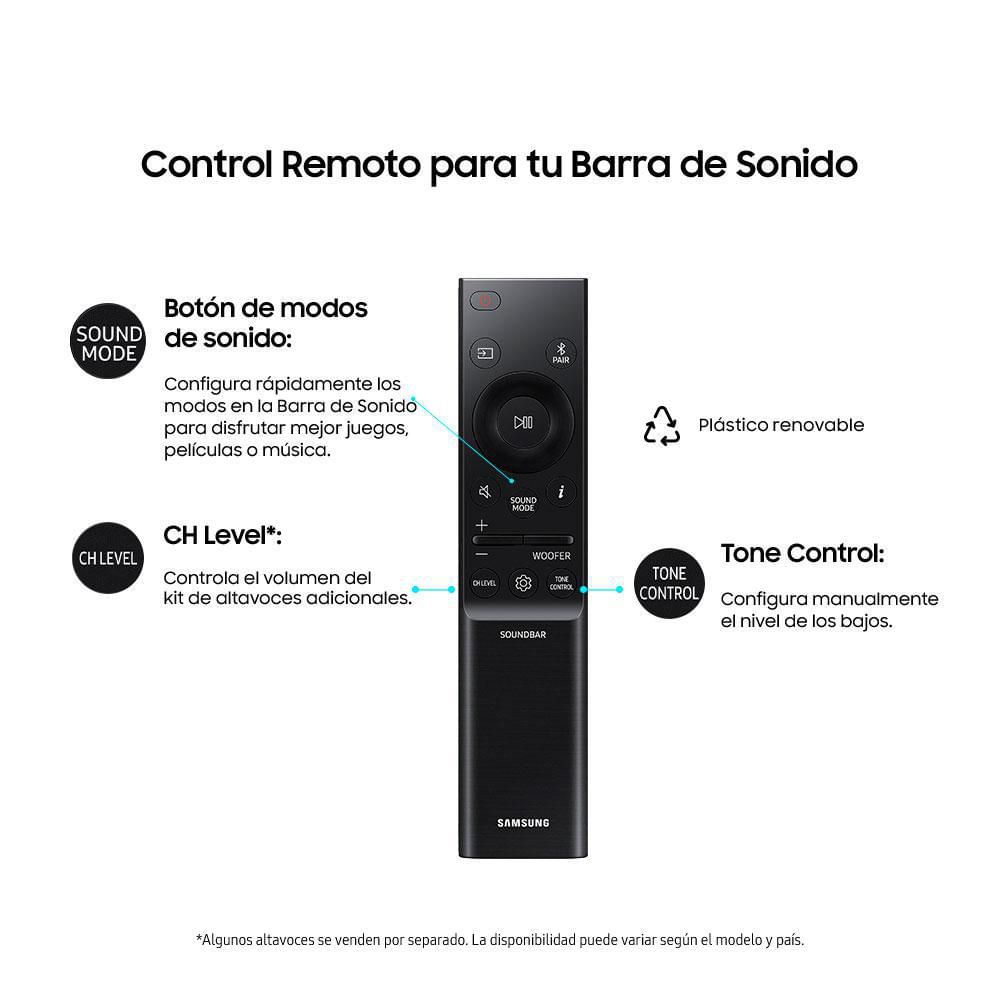 Barra de Sonido 410W, 2.1CH, DOLBY AUDIO, DTS VIRTUAL:X. El Mejor precio  del País.